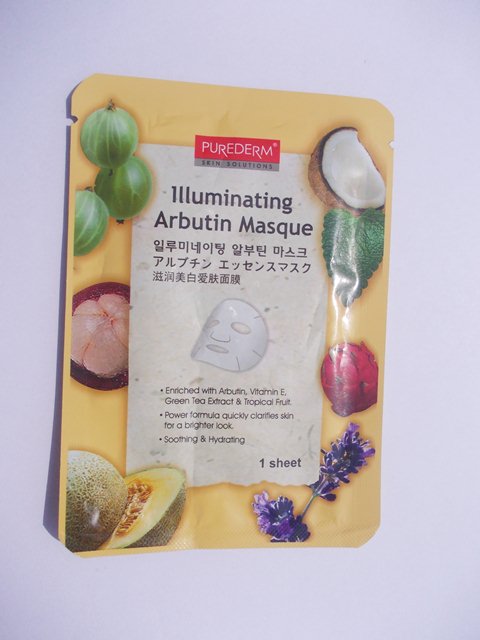 Purederm Illuminating Arbutin Masque Review