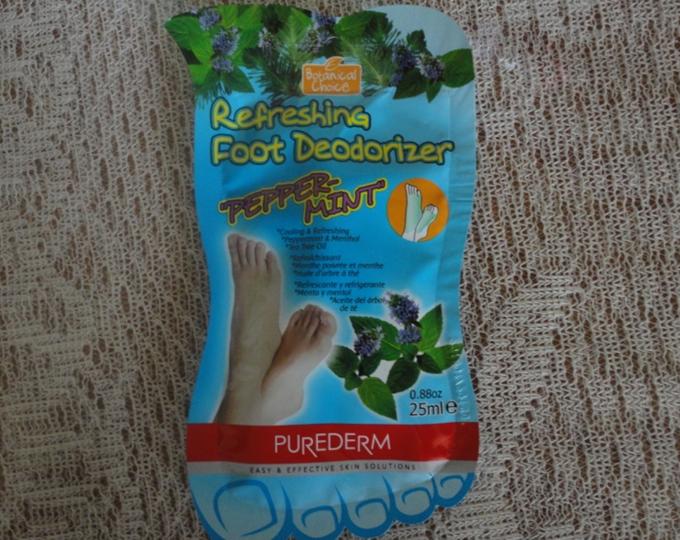 Purederm Refreshing Foot Deodoriser Peppermint Review