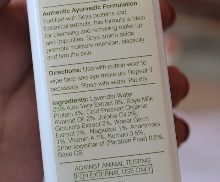 forest essentials delicate facial cleanser ingredients