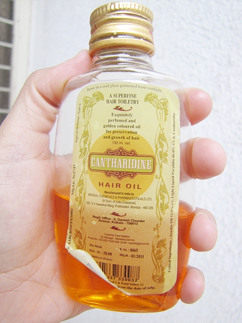 Cantharidine Hair Oil Review - Indian Makeup and Beauty Blog