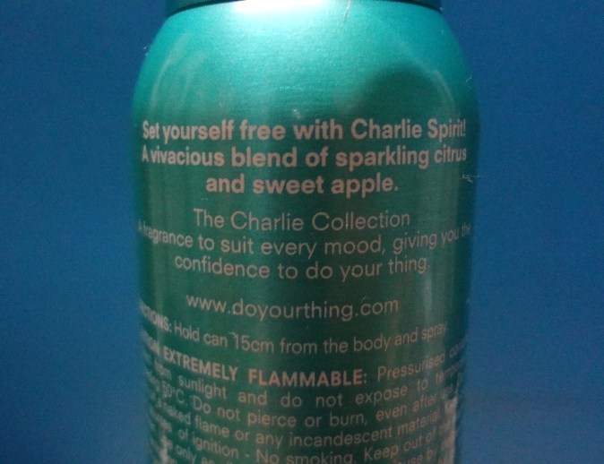 Revlon Charlie Perfumed Body Fragrance in Spirit