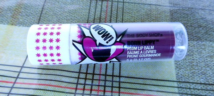 The Body Shop Born Lippy Stick Lip Balm Plum