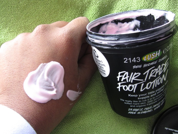 Fair Trade Foot Lotion