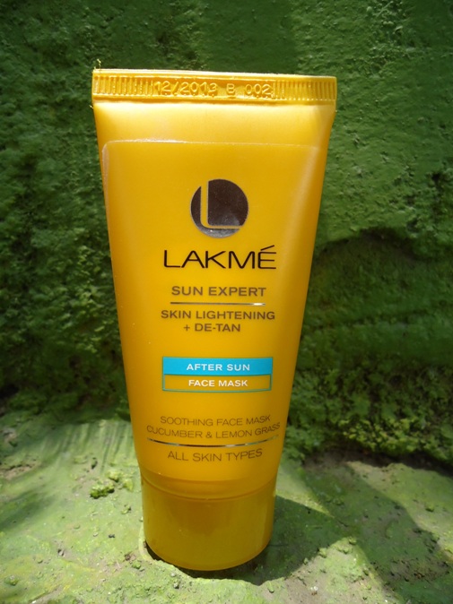 Lakme Sun Expert After Sun Skin Lightening De Tan Face Mask
