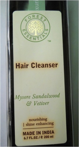 forest essentials shampoo mysore sandalwood