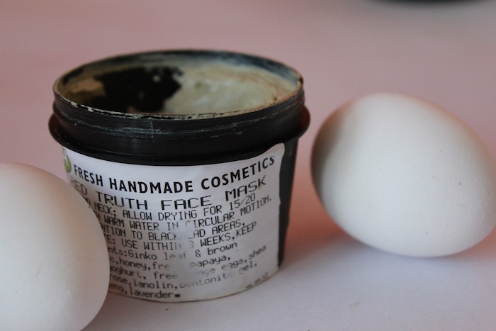 lush sacred truth fresh face mask review
