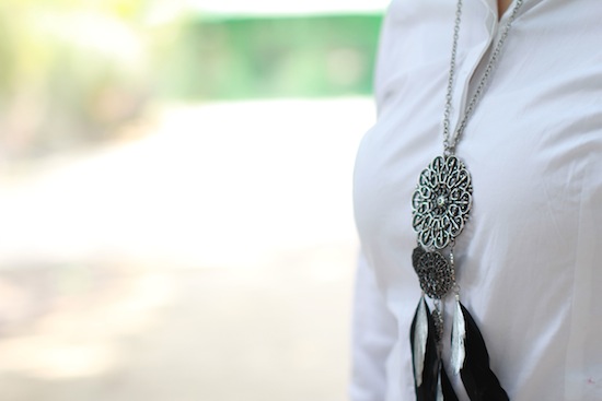 Forever 21 dream catcher necklace