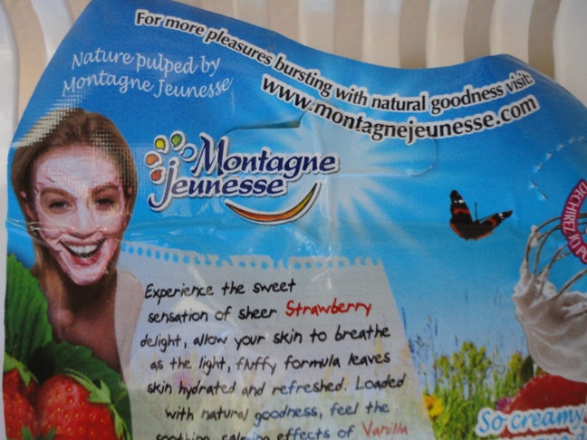 Montagne Jeunesse Strawberry Souffle Moisturising and Purifying Masque