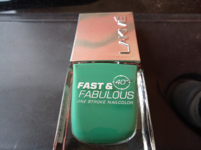 Lakme Fast and Fabulous Nail Polish Going Green