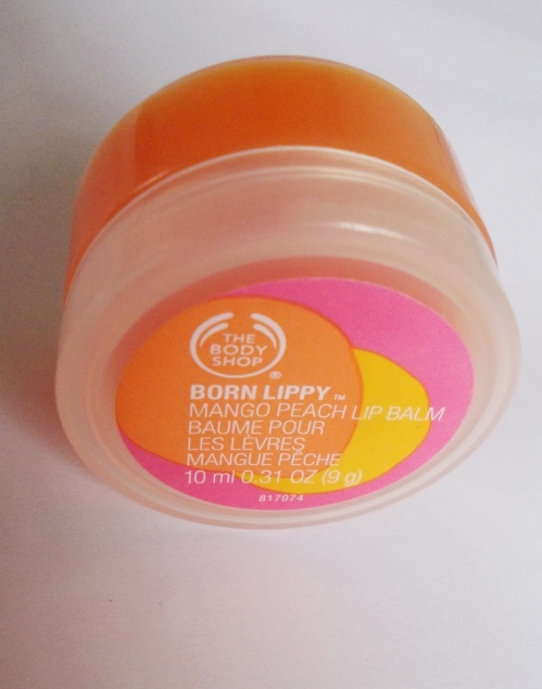 The Body Shop Born Lippy Mango Peach Lip Balm