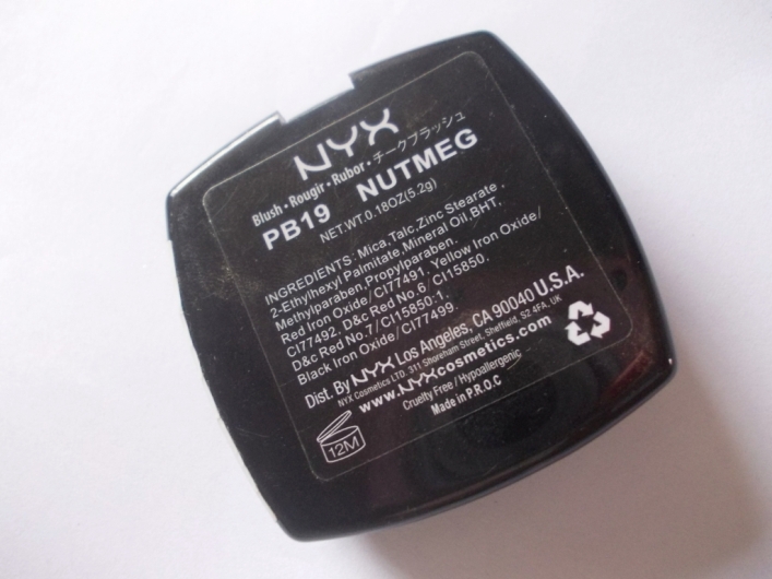 NYX Powder Blush Nutmeg Review