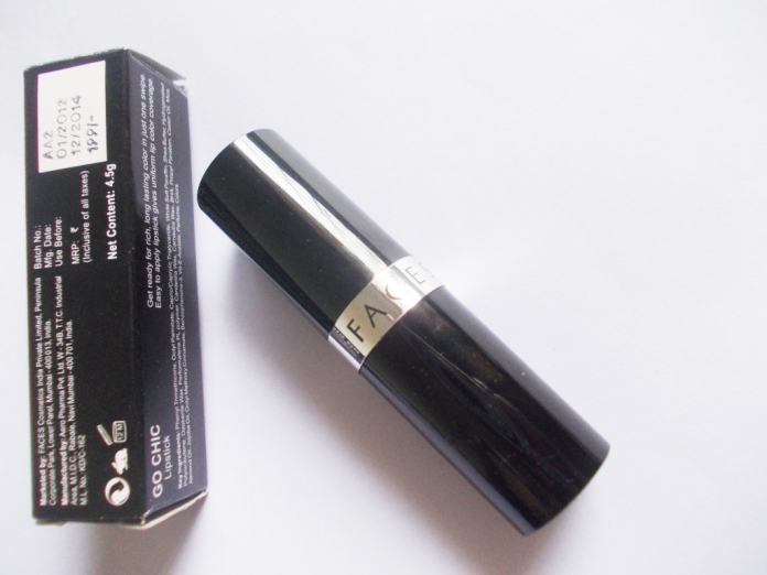Faces Go Chic Lipstick: Red Diva Review