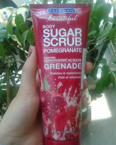 Freeman Feeling Beautiful Body Sugar Scrub Pomegranate Review