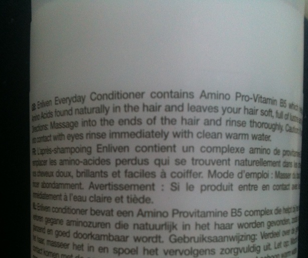 Enliven Pro-Vitamin Everyday Conditioner Review