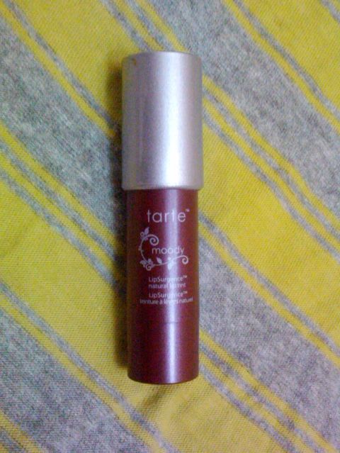 Tarte Natural Lip Stain with LipSurgence in Moody Review