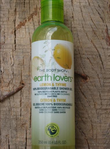 The Body Shop Earth Lovers Lemon and Thyme Shower Gel Review