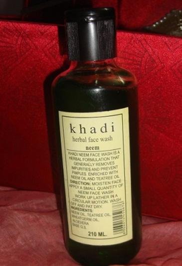 khadi herbal face wash neem