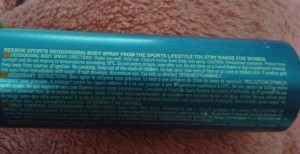 Reebok Reefresh Deodorant Body Spray
