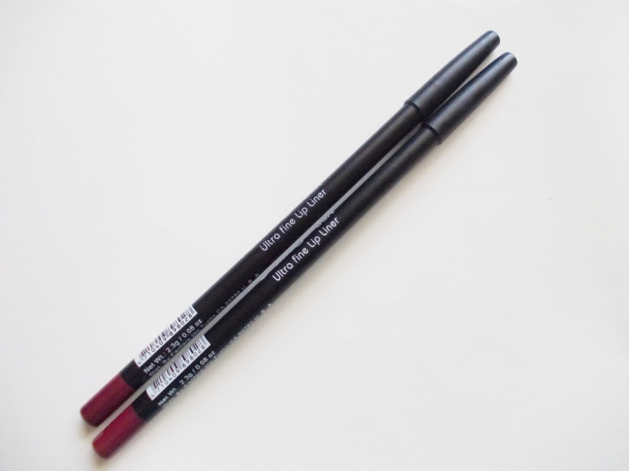 Amuse Ultra Fine Lip Liner Burgundy and Sweet Rose Review