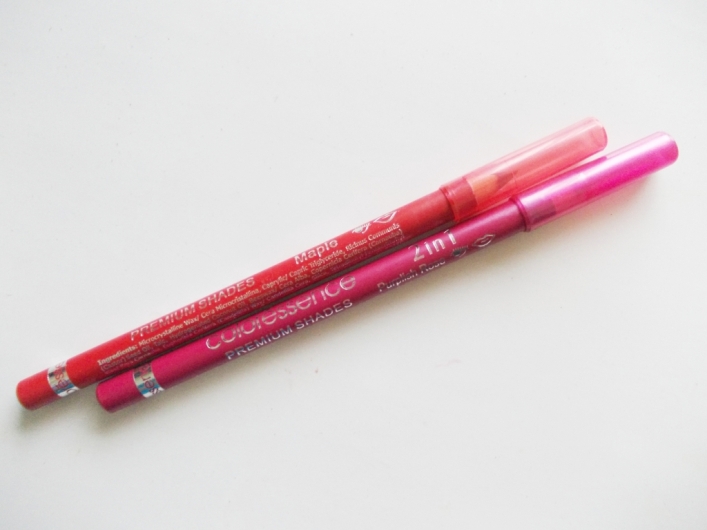 Coloressence Lip Pencils Maple and Purplish Rose Review