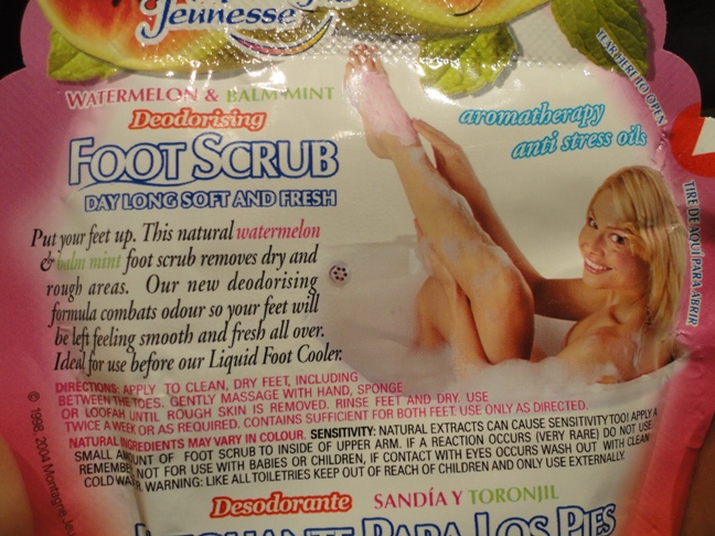Deodorising Foot Scrub