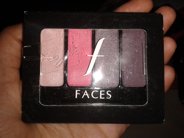 Faces Go Chic Eyeshadow Quad in Wine Timed Review