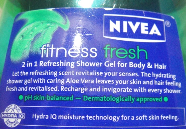 Nivea Fitness Fresh Shower Gel