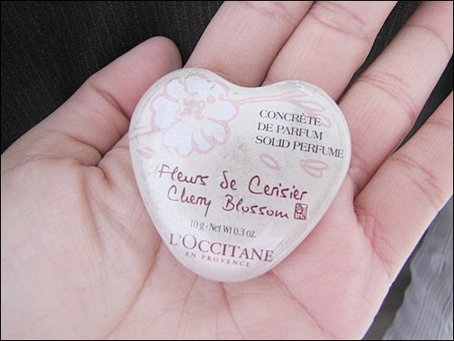 L'Occitane Cherry Blossom Solid Perfume Review