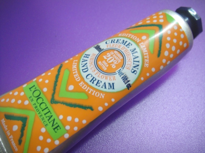 L'Occitane Limited Edition Shea Hibiscus Flower Hand Cream Review