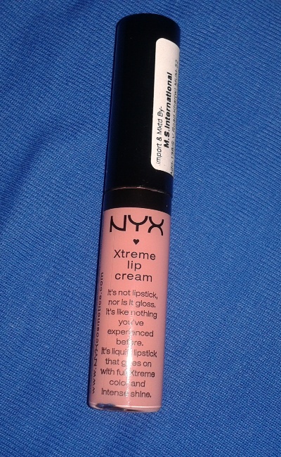 NYX Xtreme Lip Cream in Nude Peach Fuzz Review