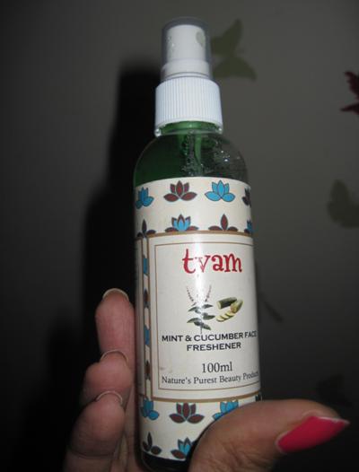 Tvam Mint and Cucumber Face Toner Review