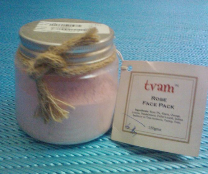 Tvam Rose Face Pack Review