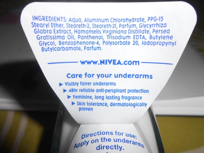nivea whitening roll on deo review
