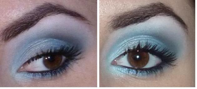 Blue Dramatic Smokey Eye Using Coastal Scents Eyeshadow Palette