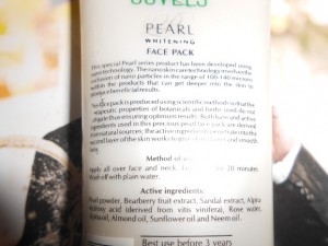 Jovees Pearl Whitening Face Pack