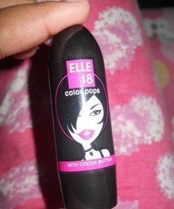 Elle 18 Color Pops Lipstick Cinnamon Bun Review
