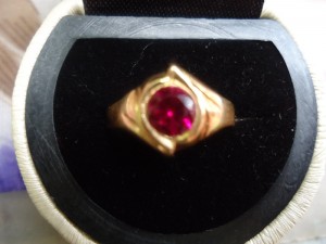 Gold Stone ring