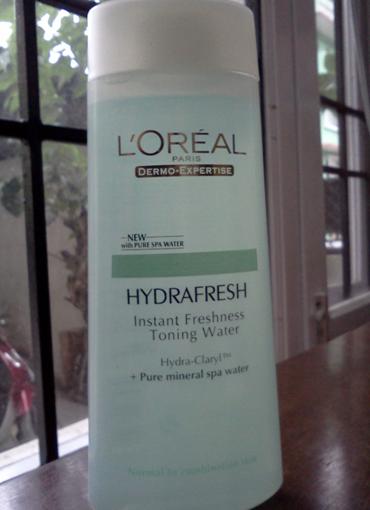 L'Oreal Hydrafresh Instant Freshness Toning Water Review