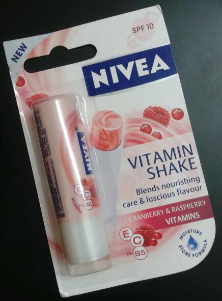 Nivea Vitamin Shake Cranberry and Raspberry Lip Balm Review