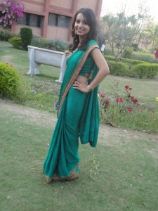 Outfit of the Day Going Ethnic in Saree