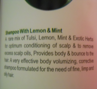 Habibs Shampoo with Lemon and Mint Review