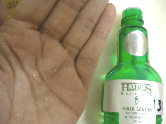 Habibs Aesthetics Hair Serum Review - Indian Makeup and Beauty Blog