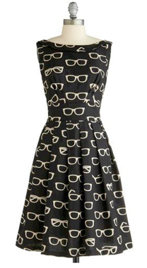 specs printed dress