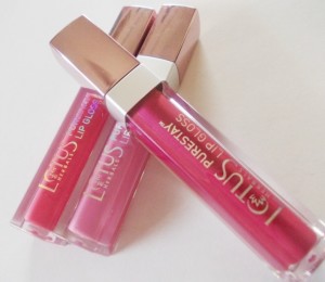 Lotus Herbals Pure Stay Lip Gloss Darling Lavender Vintage Rose and Plum Delight