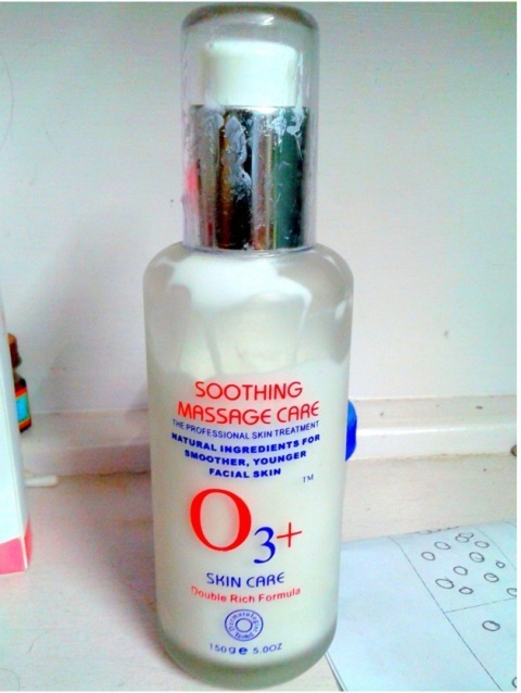 O3 soothing massage care cream