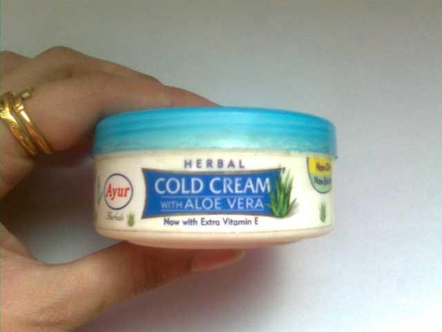 ayur herbals cold cream with aloe vera