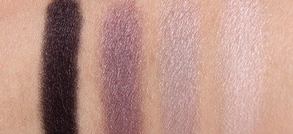 eye shadow swatches