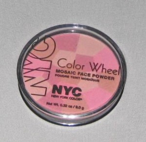nyc mosaic face powder pink cheek glow