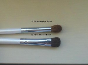 ELF Essential Eyeshadow Brush and Blending Eye Brush Review