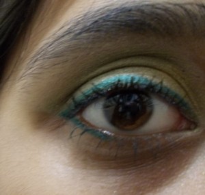 Green Eyeliner